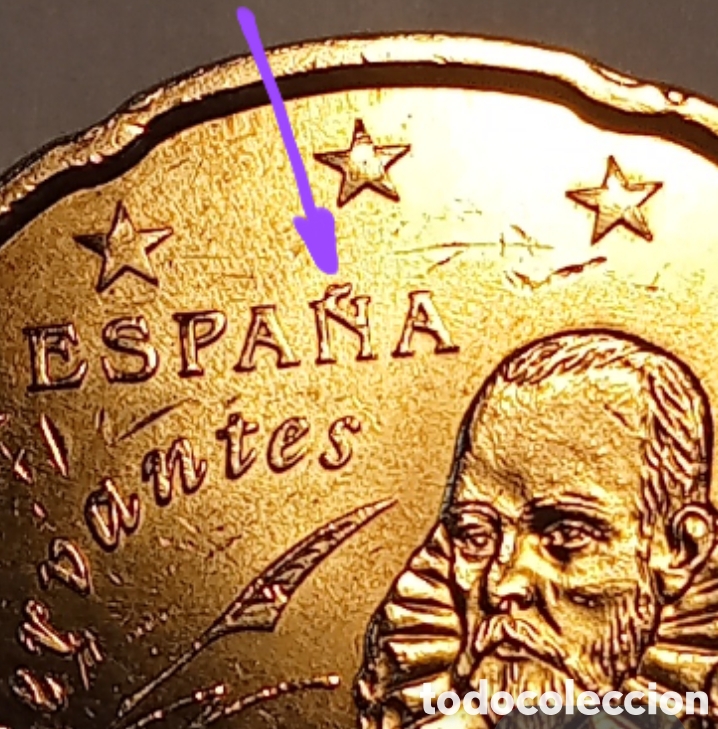 Monedas con errores: Spain 20 Euro Cent-2019-MINT ERROR (&Ntilde; connected to N) - Foto 1