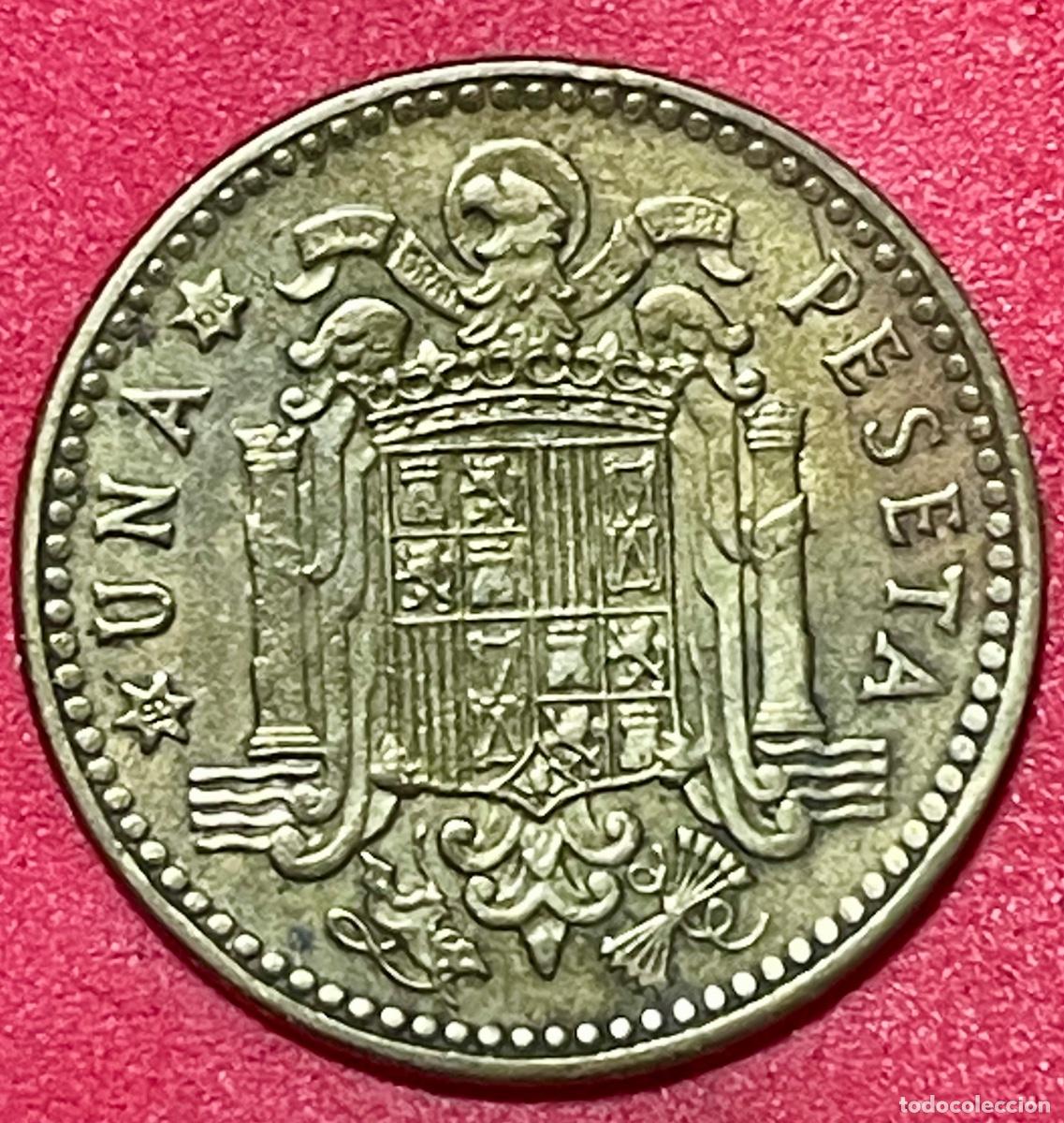 Monedas con errores: * ERROR * 1 peseta a&ntilde;o 1963*66 - Foto 2
