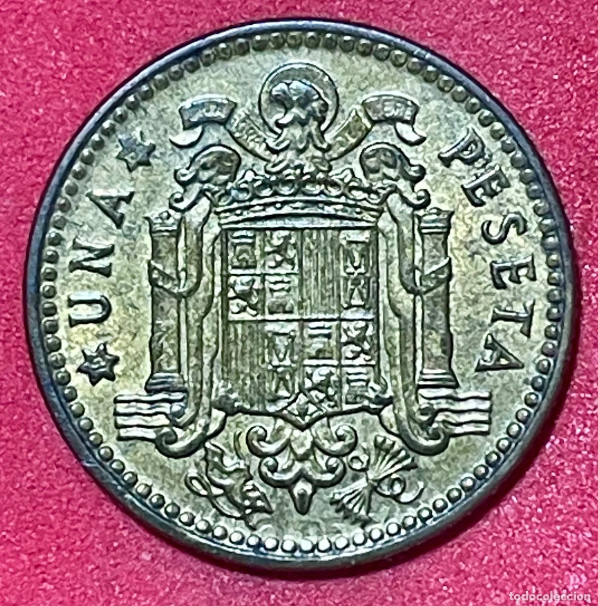 Monedas con errores: * ERROR * 1 peseta a&ntilde;o 1963*65 - Foto 2