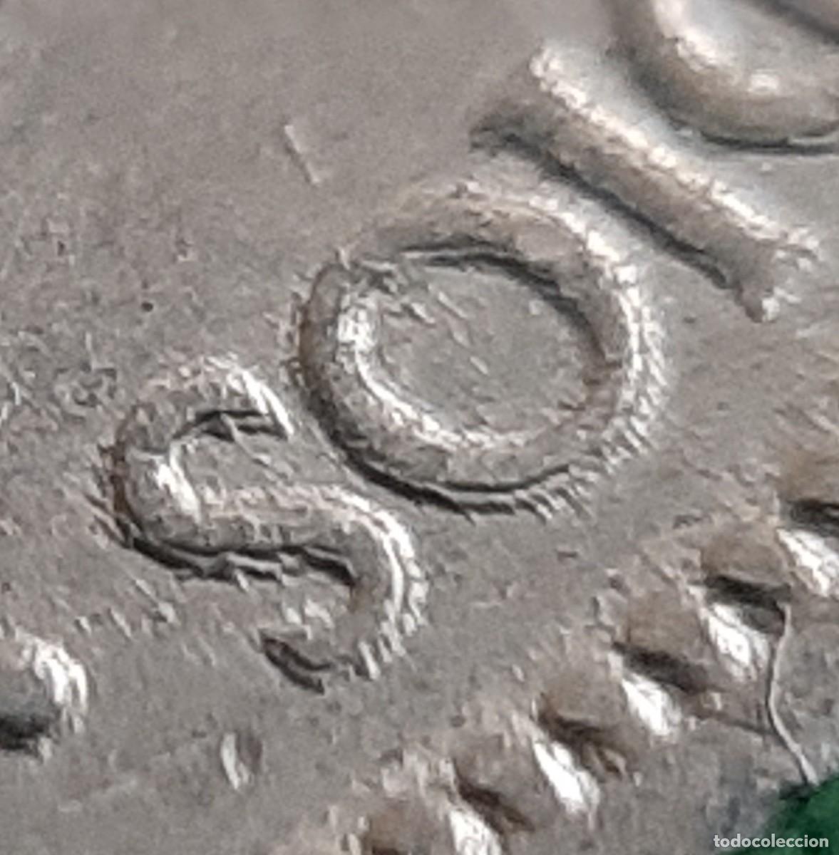 Monedas con errores: (ERROR-ESPA&Ntilde;A)(1957*73) 5 PESETAS CON ERROR LEYENDA REMARCADA EN ANVERSO - Foto 5