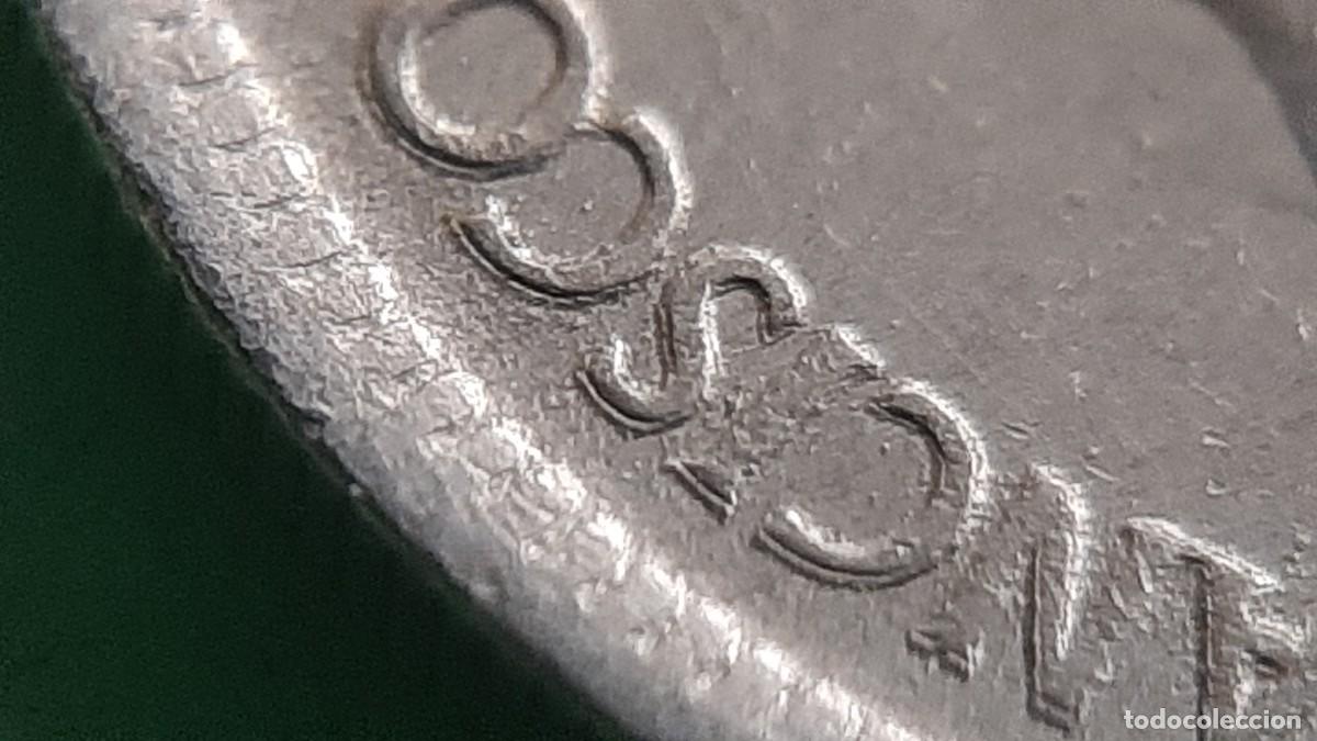 Monedas con errores: (ERROR-ESPA&Ntilde;A)(1957*73) 5 PESETAS CON ERROR LEYENDA REMARCADA EN ANVERSO - Foto 6