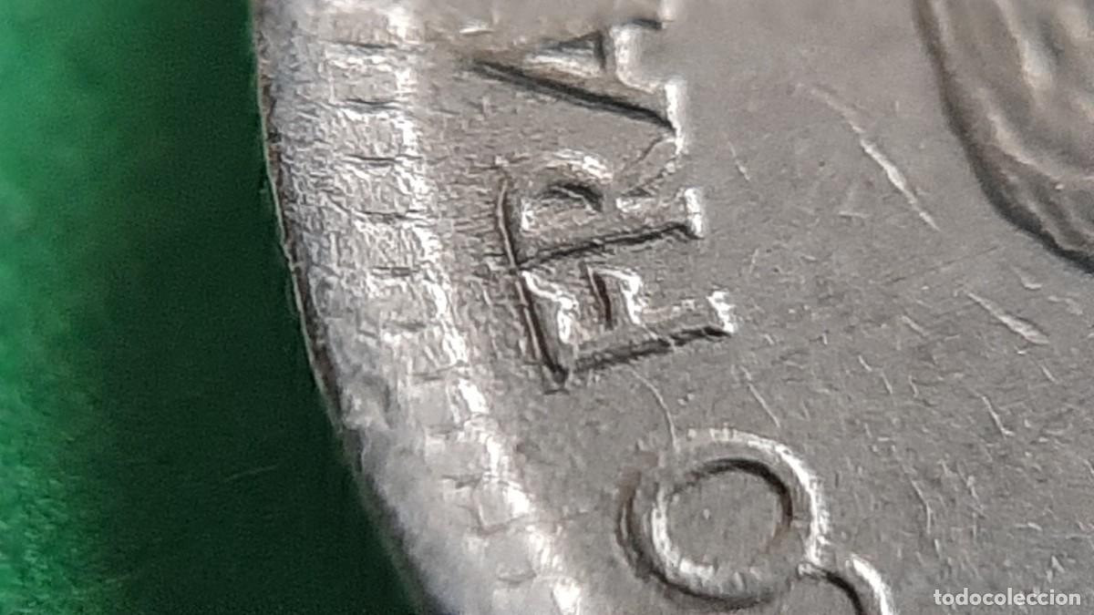 Monedas con errores: (ERROR-ESPA&Ntilde;A)(1957*73) 5 PESETAS CON ERROR LEYENDA REMARCADA EN ANVERSO - Foto 7