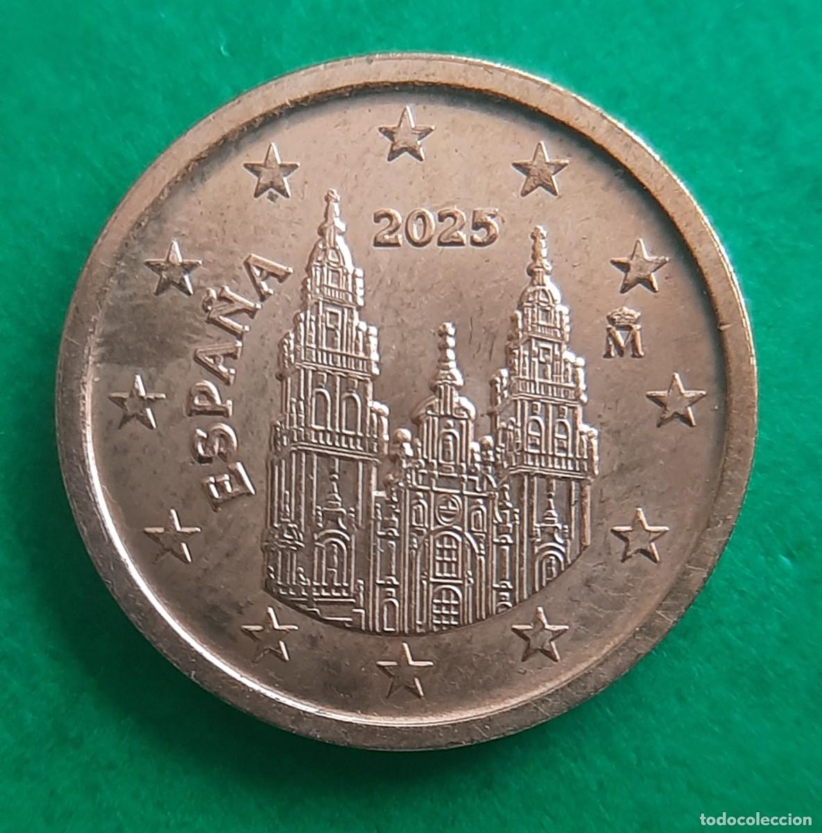 Monedas con errores: (ERROR-ESPA&Ntilde;A)(2025) 2 C&Eacute;NTIMOS CON EXCESO DE METAL EN FECHA - Foto 5