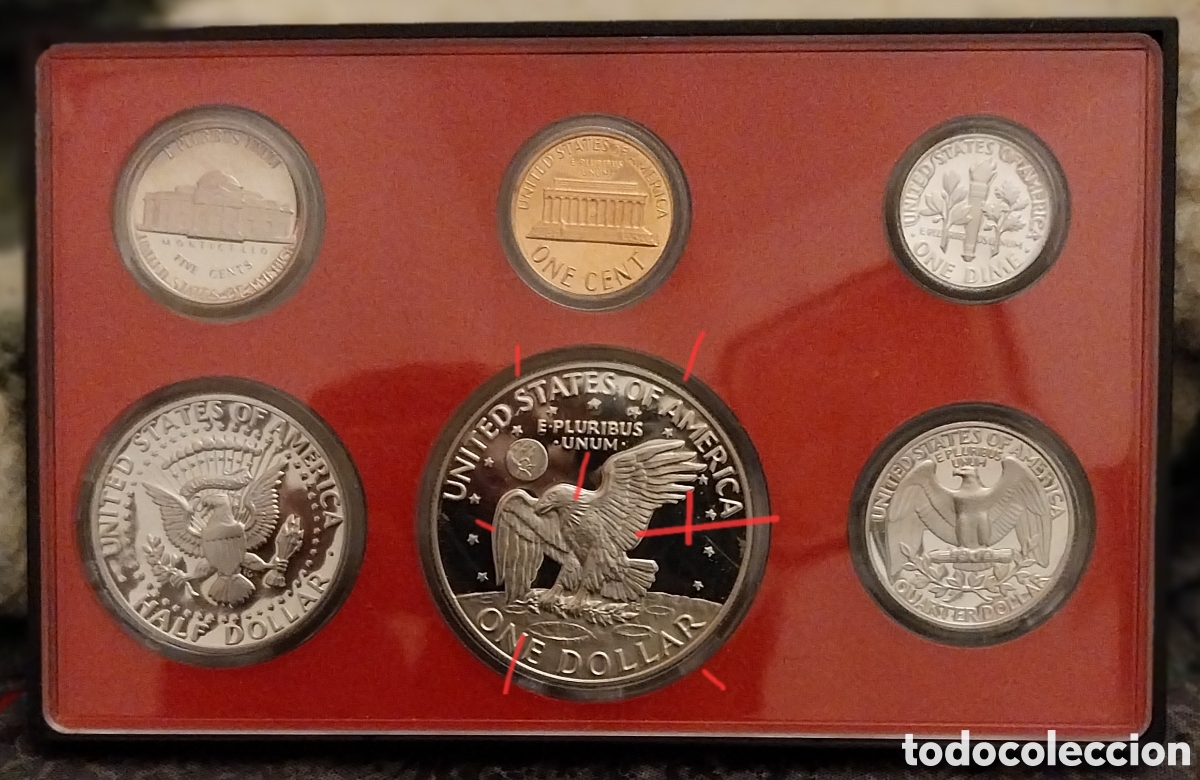 Monedas con errores: ERROR Set PROOF EEUU 1978. - Foto 4