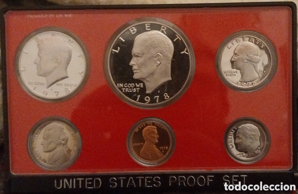 Monedas con errores: ERROR Set PROOF EEUU 1978. - Foto 5