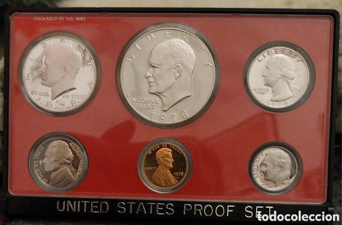 Monedas con errores: ERROR Set PROOF EEUU 1978. - Foto 6