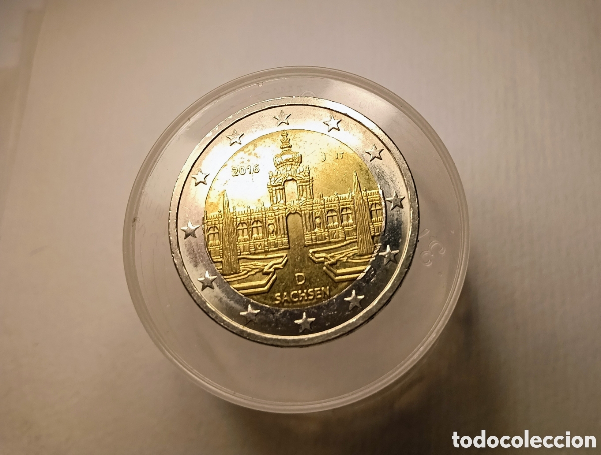Monedas con errores: Moneda 2&euro; Conmemorativa Alemania 2016 - Foto 1