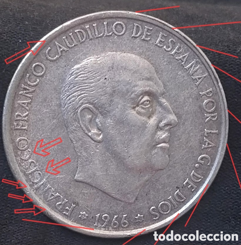 Monedas con errores: ERROR 100 ptas 1966 Franco, Caudillo - Foto 6