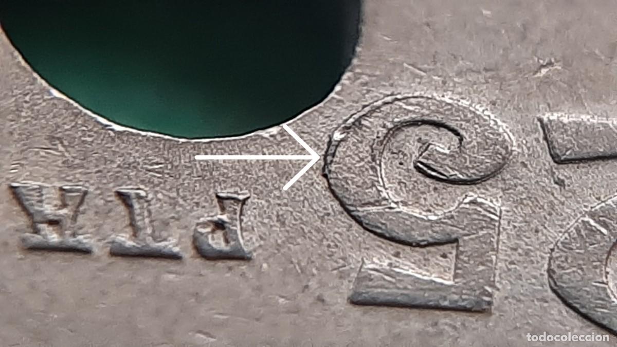 Monedas con errores: (ERROR-ESPA&Ntilde;A) LOTE DE MONEDAS DE 25 PESETAS CON ERRORES - Foto 8