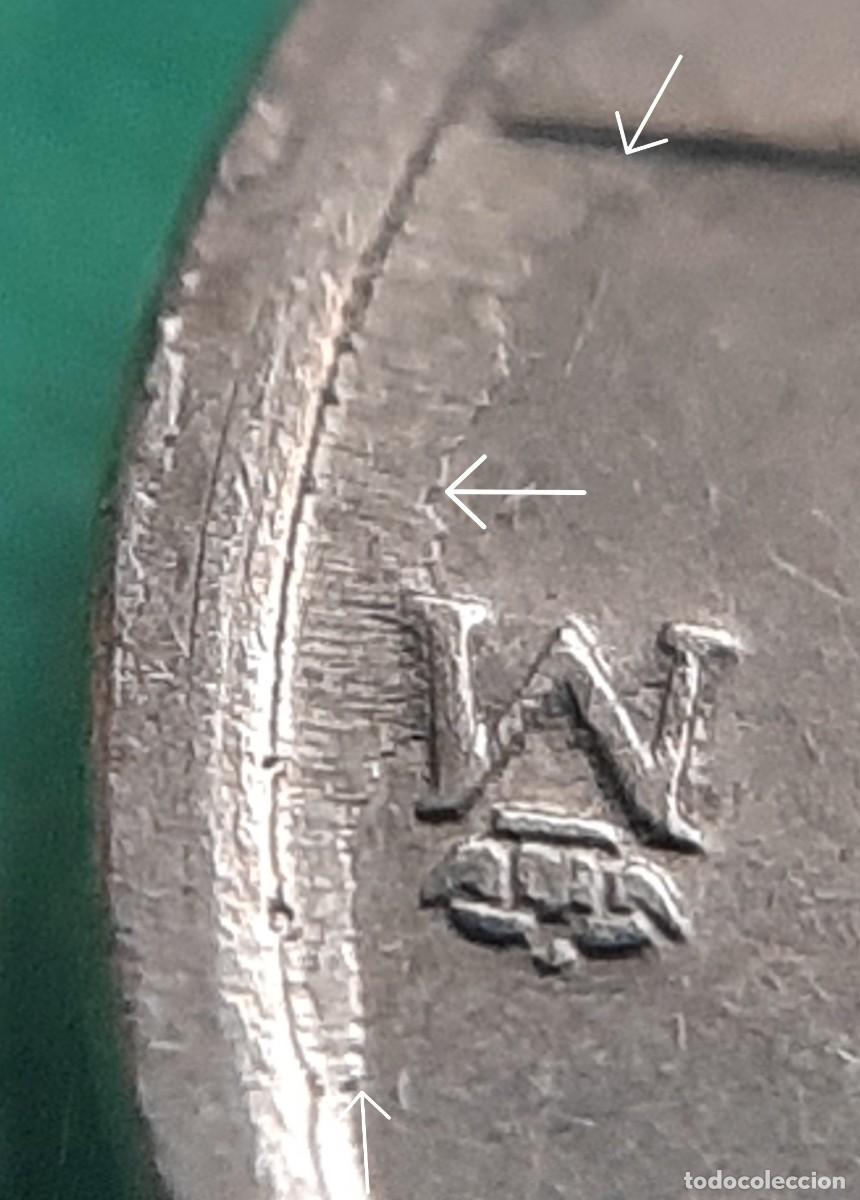 Monedas con errores: (ERROR-ESPA&Ntilde;A) LOTE DE MONEDAS DE 25 PESETAS CON ERRORES - Foto 9