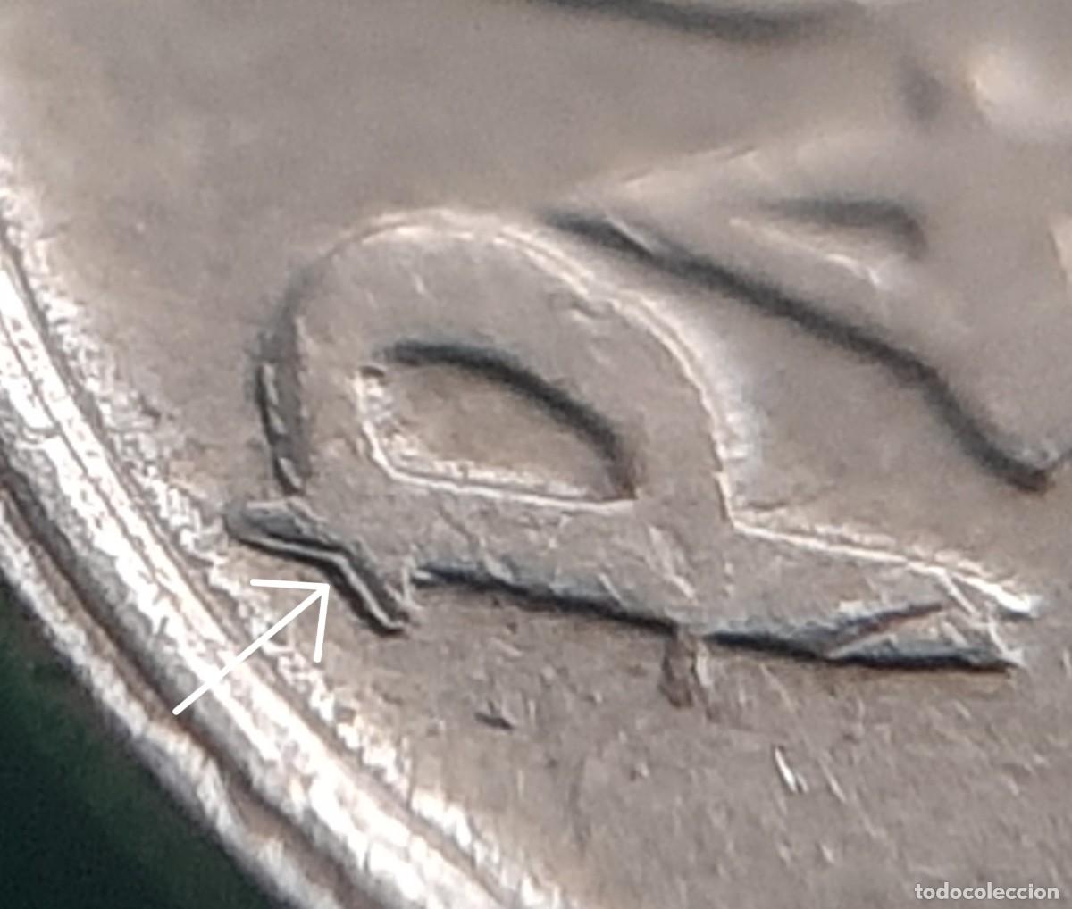 Monedas con errores: (ERROR-ESPA&Ntilde;A) LOTE DE MONEDAS DE 25 PESETAS CON ERRORES - Foto 11
