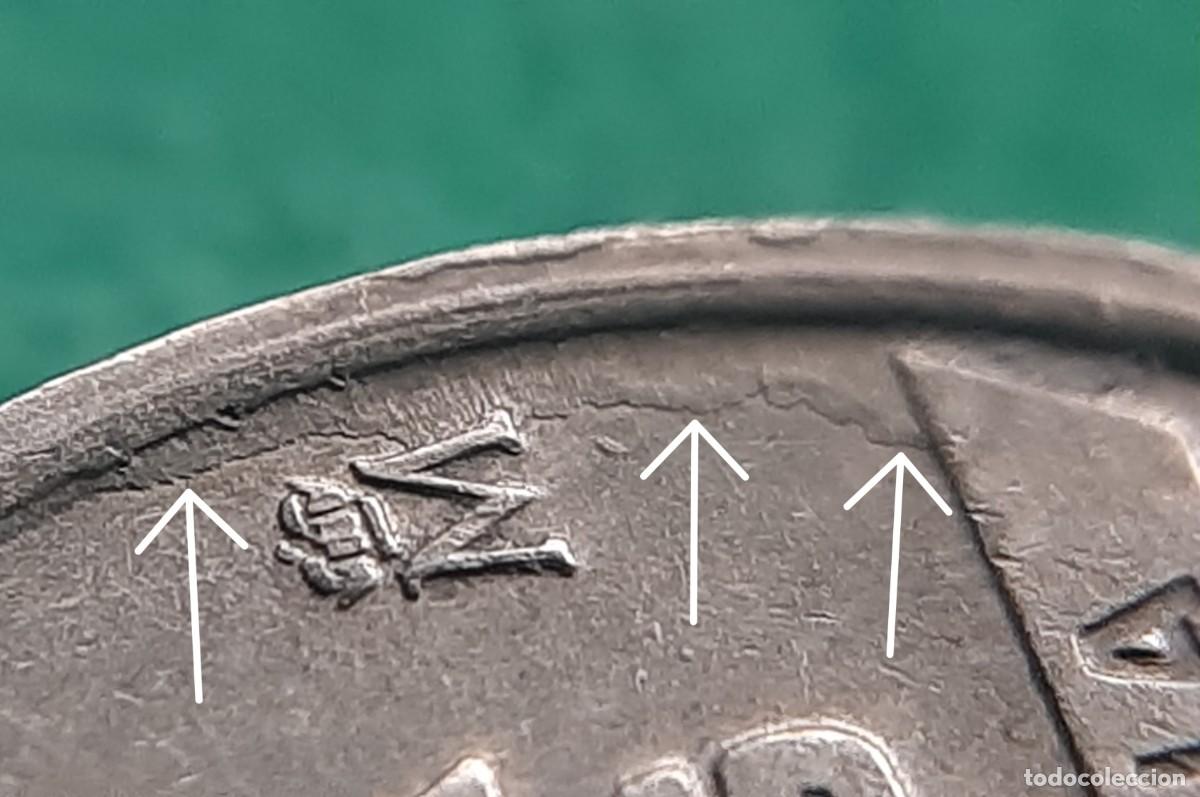 Monedas con errores: (ERROR-ESPA&Ntilde;A) LOTE DE MONEDAS DE 25 PESETAS CON ERRORES - Foto 18