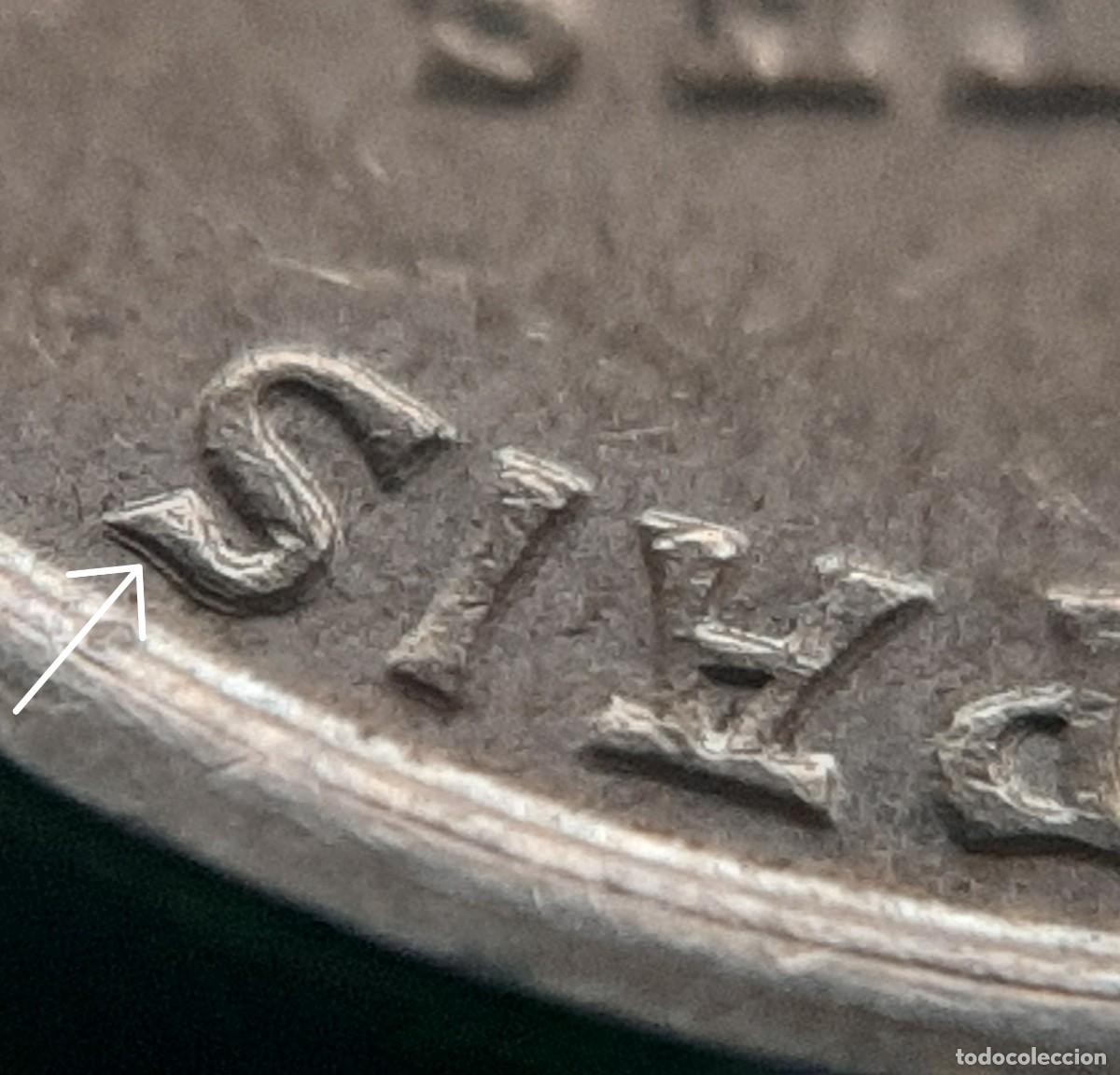 Monedas con errores: (ERROR-ESPA&Ntilde;A) LOTE DE MONEDAS DE 25 PESETAS CON ERRORES - Foto 24
