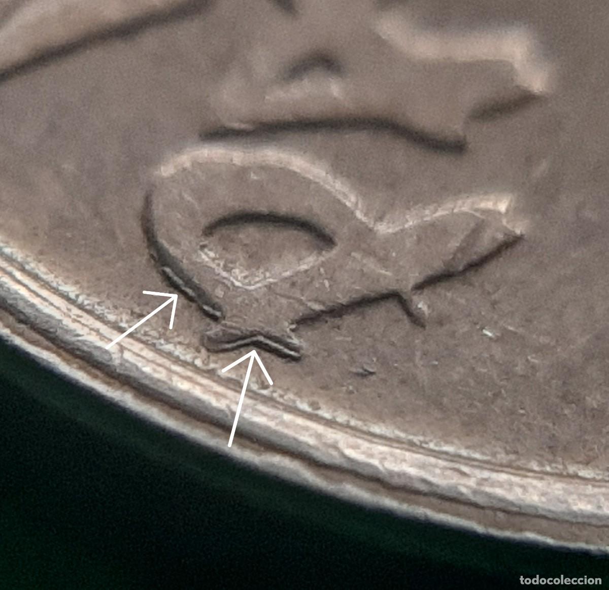 Monedas con errores: (ERROR-ESPA&Ntilde;A) LOTE DE MONEDAS DE 25 PESETAS CON ERRORES - Foto 29