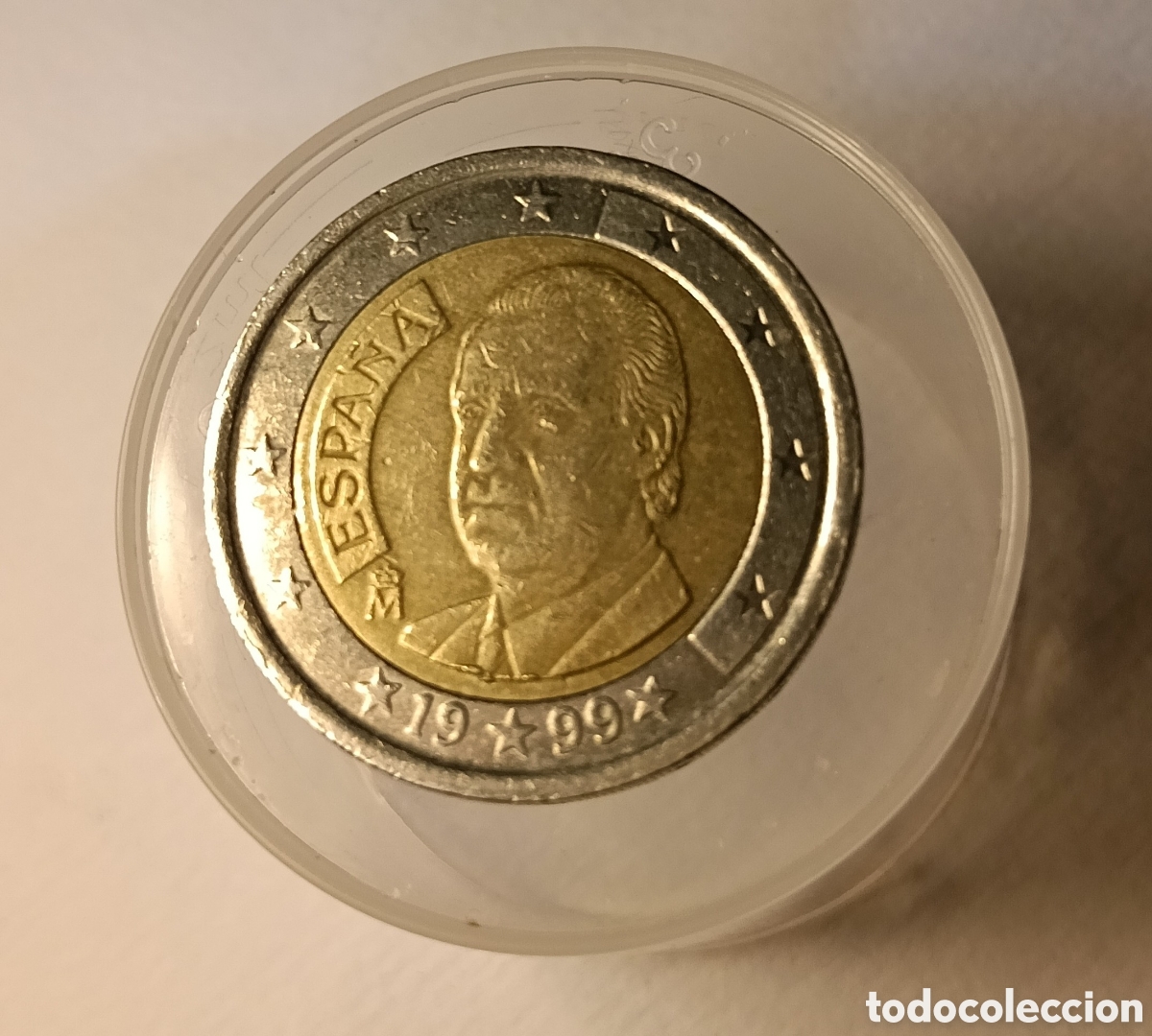 Monedas con errores: 2 &euro; Espa&ntilde;a 1999 error. - Foto 3