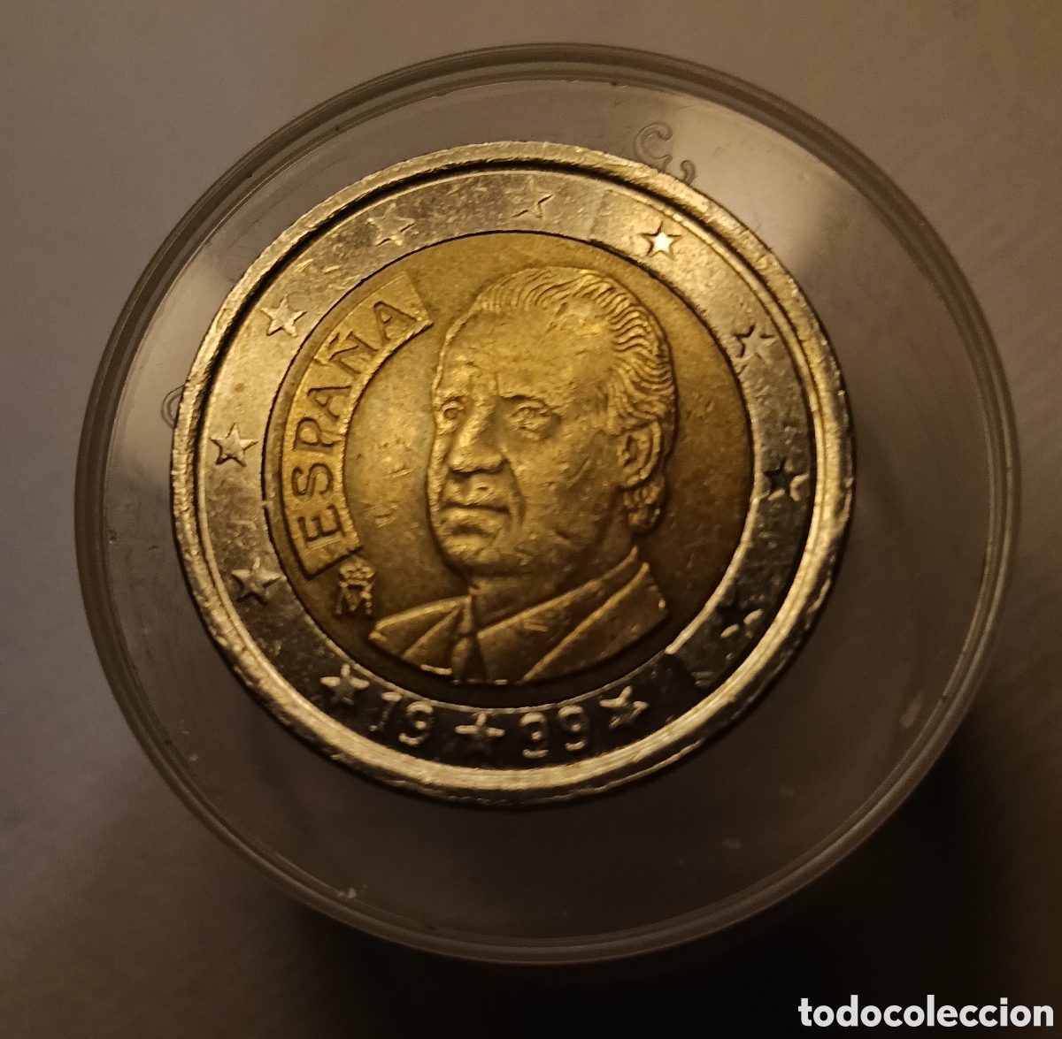 Monedas con errores: 2 &euro; Espa&ntilde;a 1999 error. - Foto 4