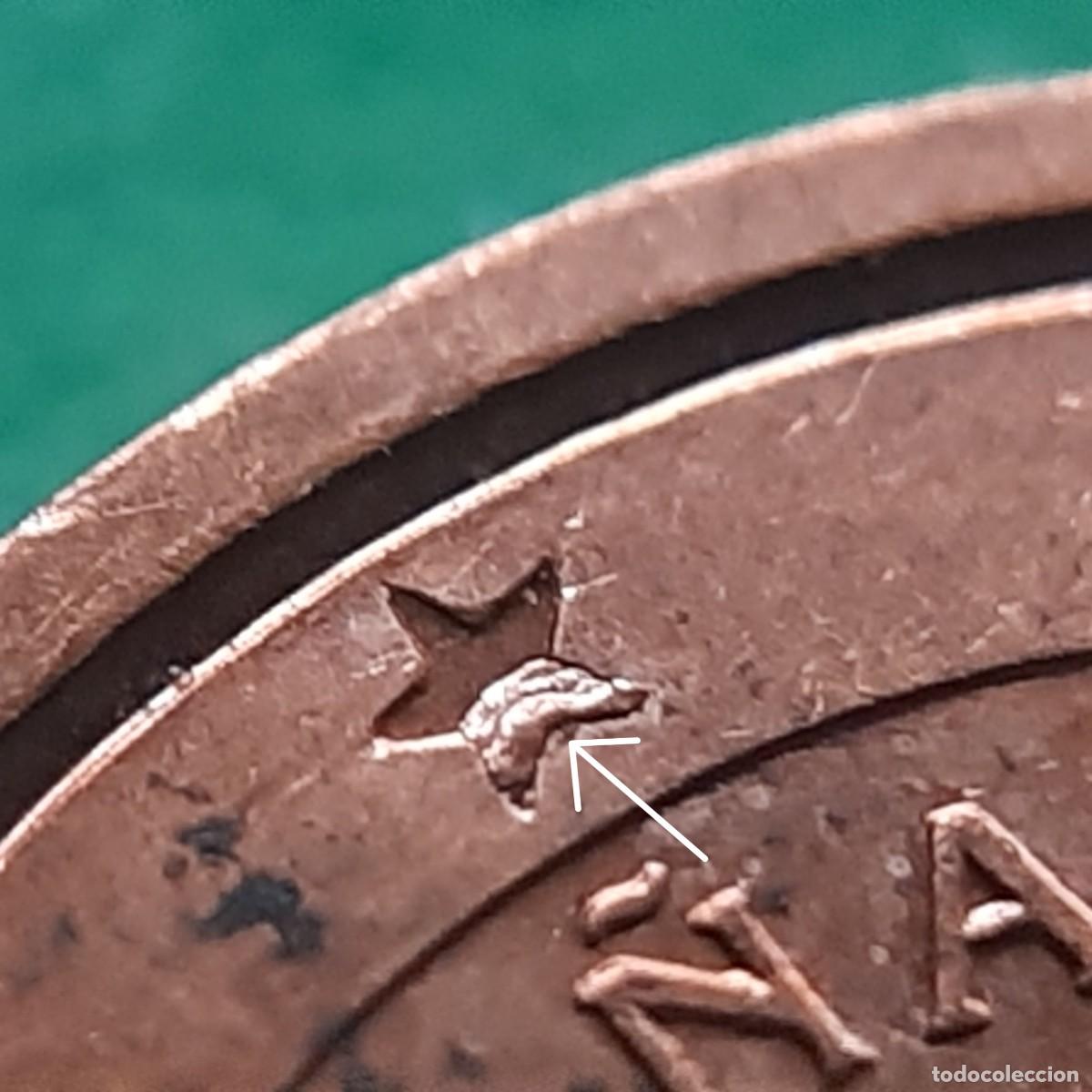 Monedas con errores: (ERROR-ESPA&Ntilde;A)(2004) 2 C&Eacute;NTIMOS DE EURO CON EXCESOS DE METAL EN LAS ESTRELLAS - Foto 4
