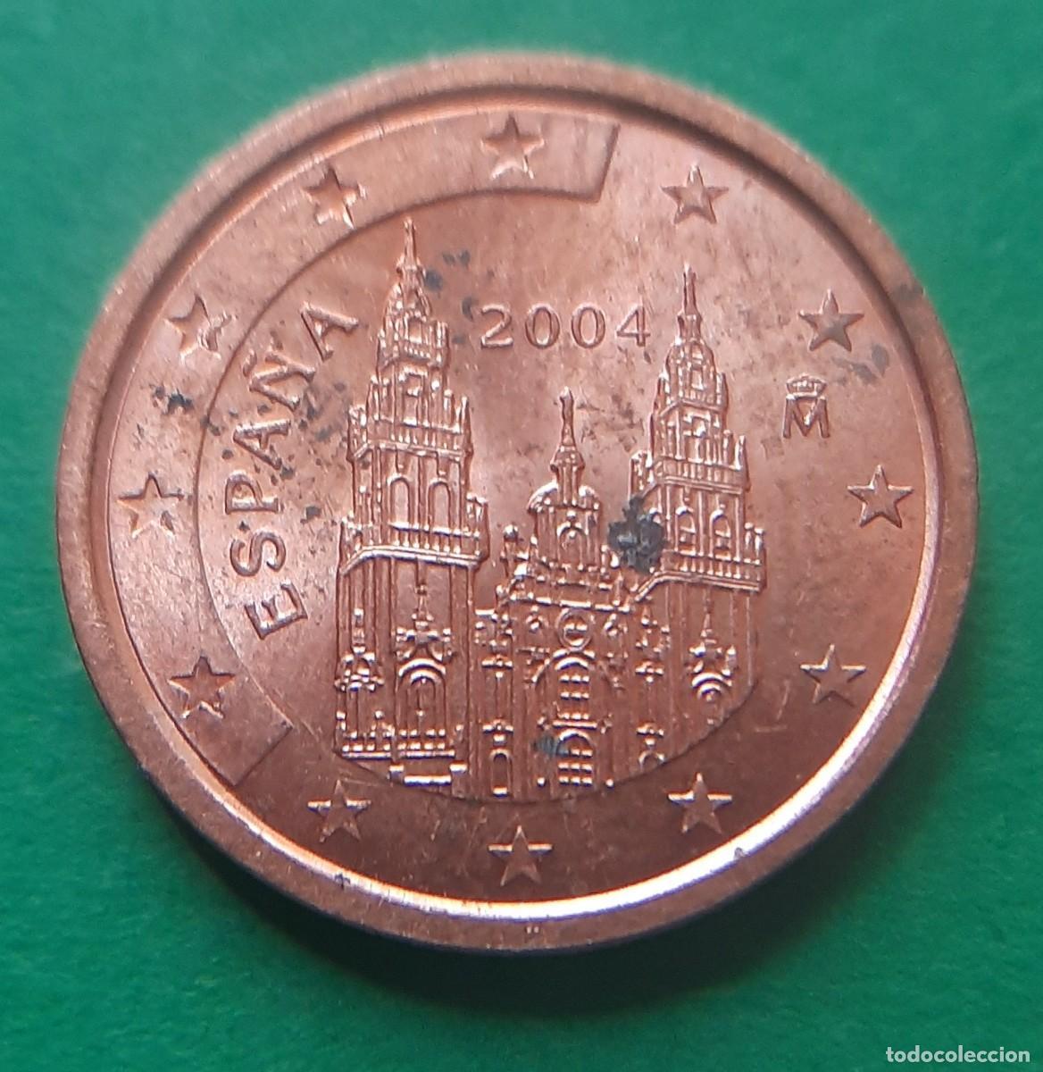 Monedas con errores: (ERROR-ESPA&Ntilde;A)(2004) 2 C&Eacute;NTIMOS DE EURO CON EXCESOS DE METAL EN LAS ESTRELLAS - Foto 6