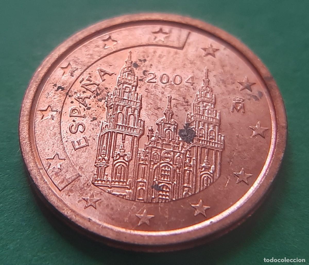 Monedas con errores: (ERROR-ESPA&Ntilde;A)(2004) 2 C&Eacute;NTIMOS DE EURO CON EXCESOS DE METAL EN LAS ESTRELLAS - Foto 7