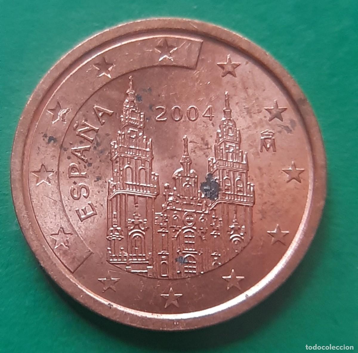 Monedas con errores: (ERROR-ESPA&Ntilde;A)(2004) 2 C&Eacute;NTIMOS DE EURO CON EXCESOS DE METAL EN LAS ESTRELLAS - Foto 11