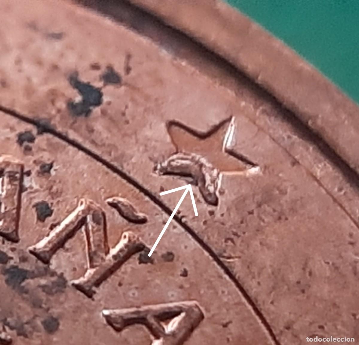Monedas con errores: (ERROR-ESPA&Ntilde;A)(2004) 2 C&Eacute;NTIMOS DE EURO CON EXCESOS DE METAL EN LAS ESTRELLAS - Foto 15