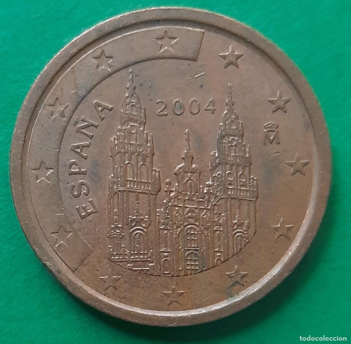 Monedas con errores: (ERROR-ESPA&Ntilde;A)(2004) 2 C&Eacute;NTIMOS DE EURO CON EXCESO DE METAL EN ESTRELLA - Foto 10