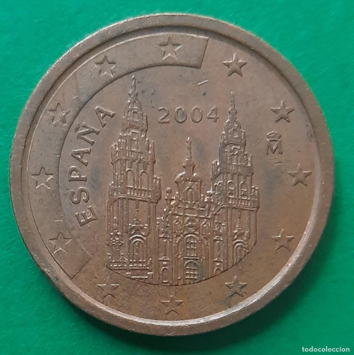 Monedas con errores: (ERROR-ESPA&Ntilde;A)(2004) 2 C&Eacute;NTIMOS DE EURO CON EXCESO DE METAL EN ESTRELLA - Foto 11