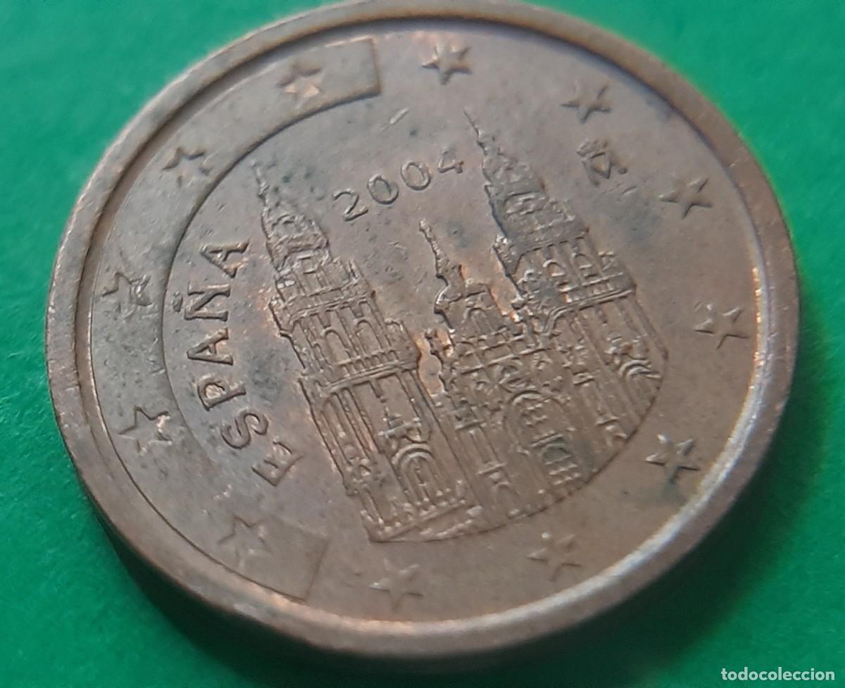Monedas con errores: (ERROR-ESPA&Ntilde;A)(2004) 2 C&Eacute;NTIMOS DE EURO CON EXCESO DE METAL EN ESTRELLA - Foto 13