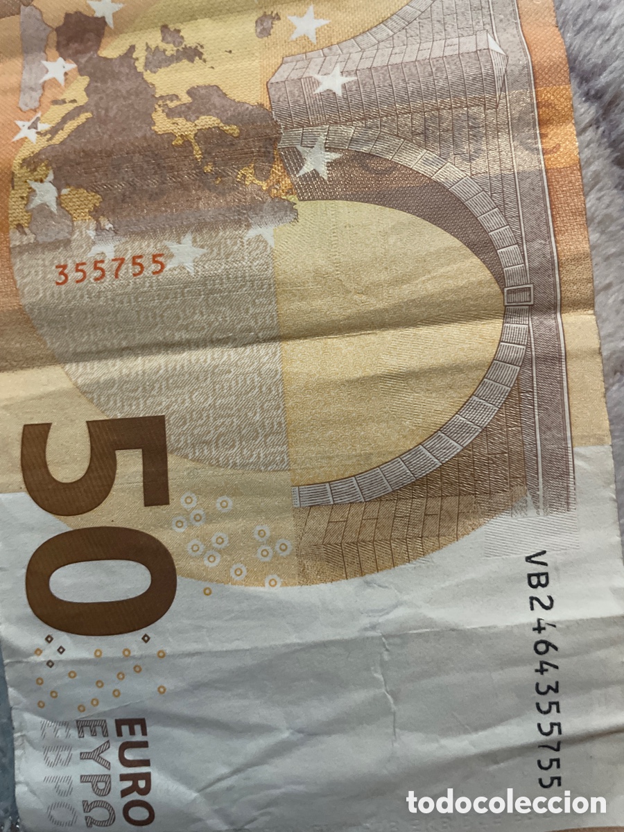Monedas con errores: Billete 50 euros estrella fantasma - Foto 2