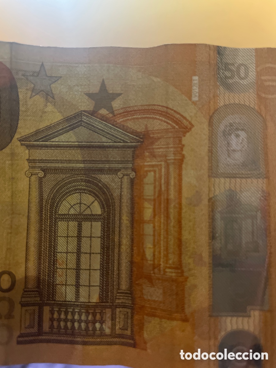 Monedas con errores: Billete 50 euros estrella fantasma - Foto 1