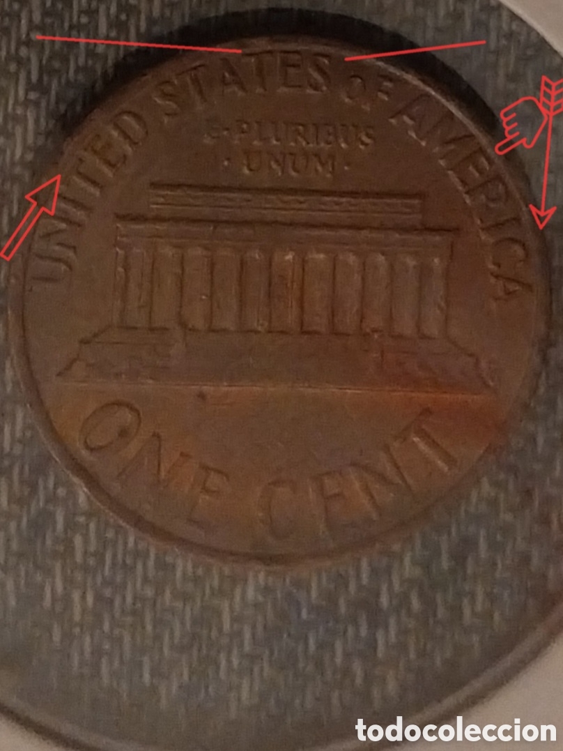 Monedas con errores: ERRORES ONE CENT 1974 EEUU - Foto 2