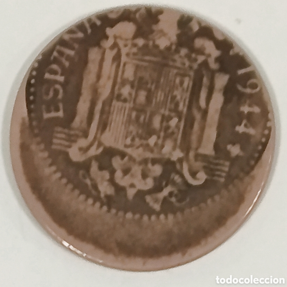 Monedas con errores: Moneda de 1 peseta de 1944 con error - Foto 2