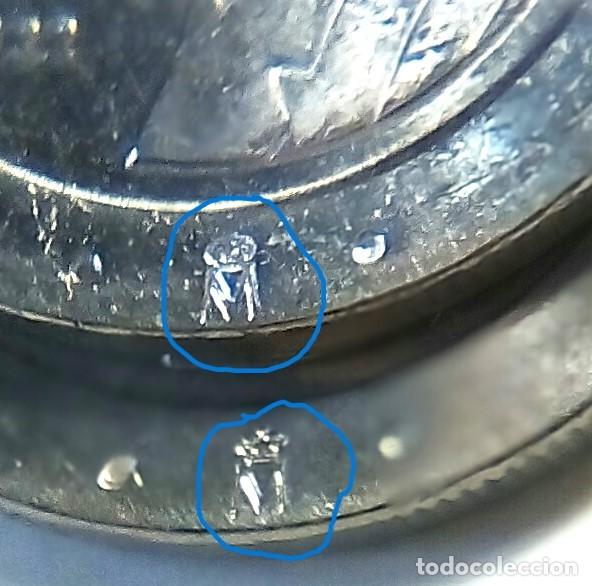 Monedas con errores: Variante error 200 pts 1997 Espa&ntilde;a remarcado texto anverso y ceca diferente s/c de bolsa - Foto 4