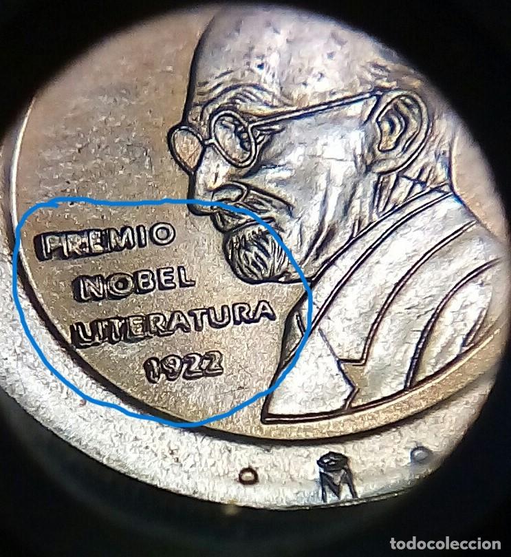 Monedas con errores: Variante error 200 pts 1997 Espa&ntilde;a remarcado el texto anverso s/c de bolsa - Foto 3