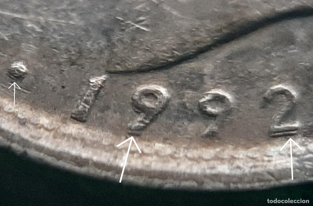 Monedas con errores: (ERROR-ESPA&Ntilde;A) LOTE DE 2 MONEDAS DE 10 PESETAS CON REMARQUE EN LEYENDA - Foto 9
