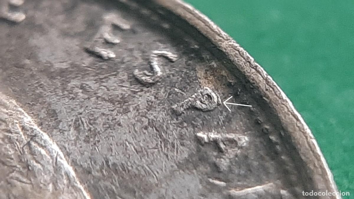 Monedas con errores: (ERROR-ESPA&Ntilde;A) LOTE DE 2 MONEDAS DE 10 PESETAS CON REMARQUE EN LEYENDA - Foto 10