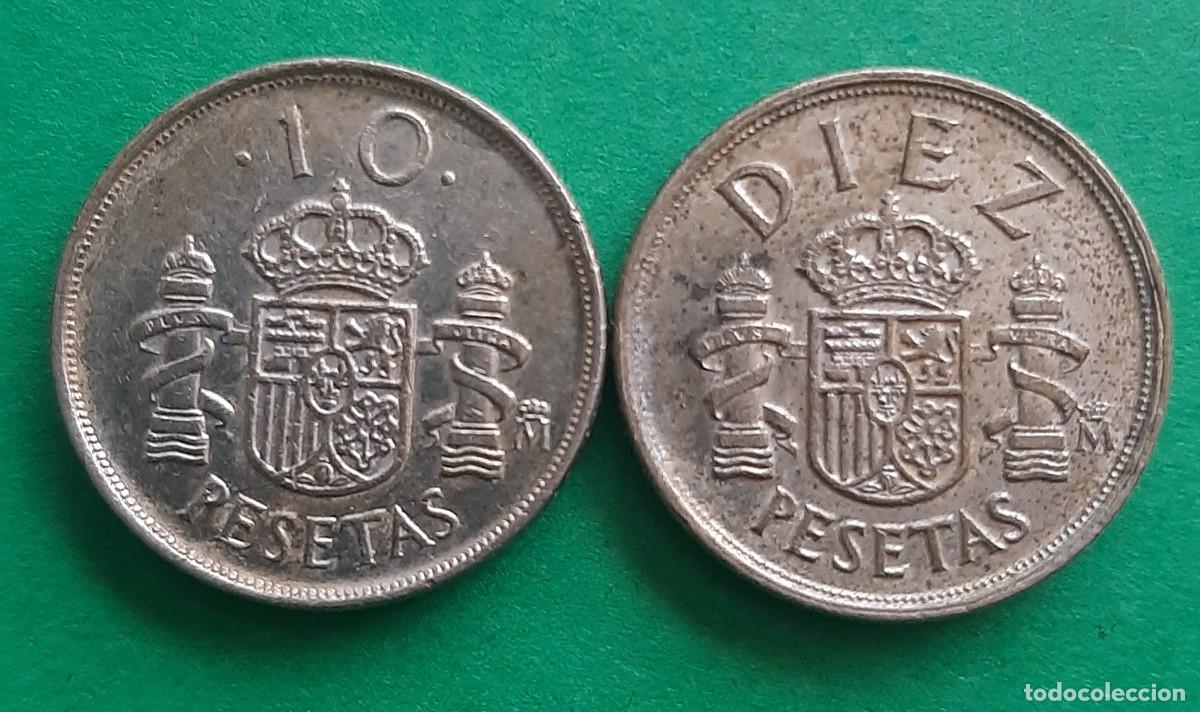Monedas con errores: (ERROR-ESPA&Ntilde;A) LOTE DE 2 MONEDAS DE 10 PESETAS CON REMARQUE EN LEYENDA - Foto 12