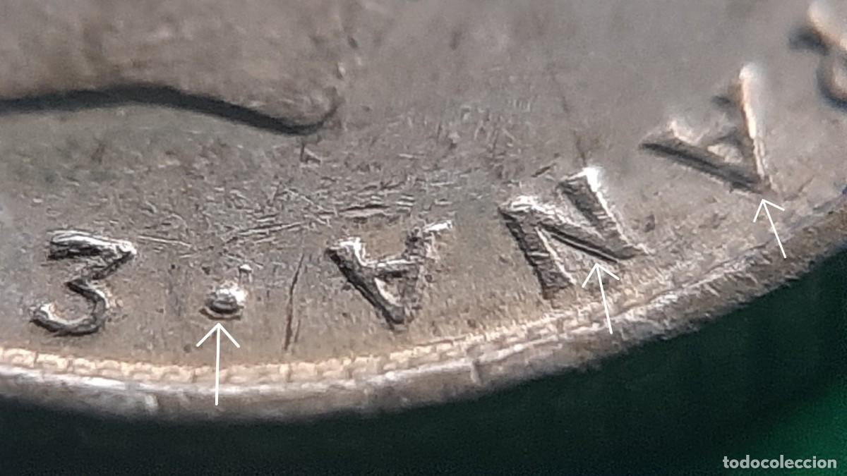 Monedas con errores: (ERROR-ESPA&Ntilde;A) LOTE DE 2 MONEDAS DE 10 PESETAS CON REMARQUE EN LEYENDA - Foto 23