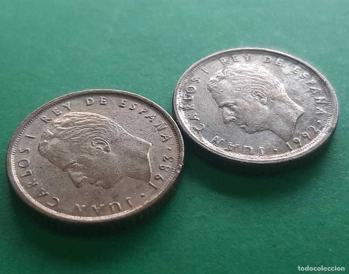 Monedas con errores: (ERROR-ESPA&Ntilde;A) LOTE DE 2 MONEDAS DE 10 PESETAS CON REMARQUE EN LEYENDA - Foto 25