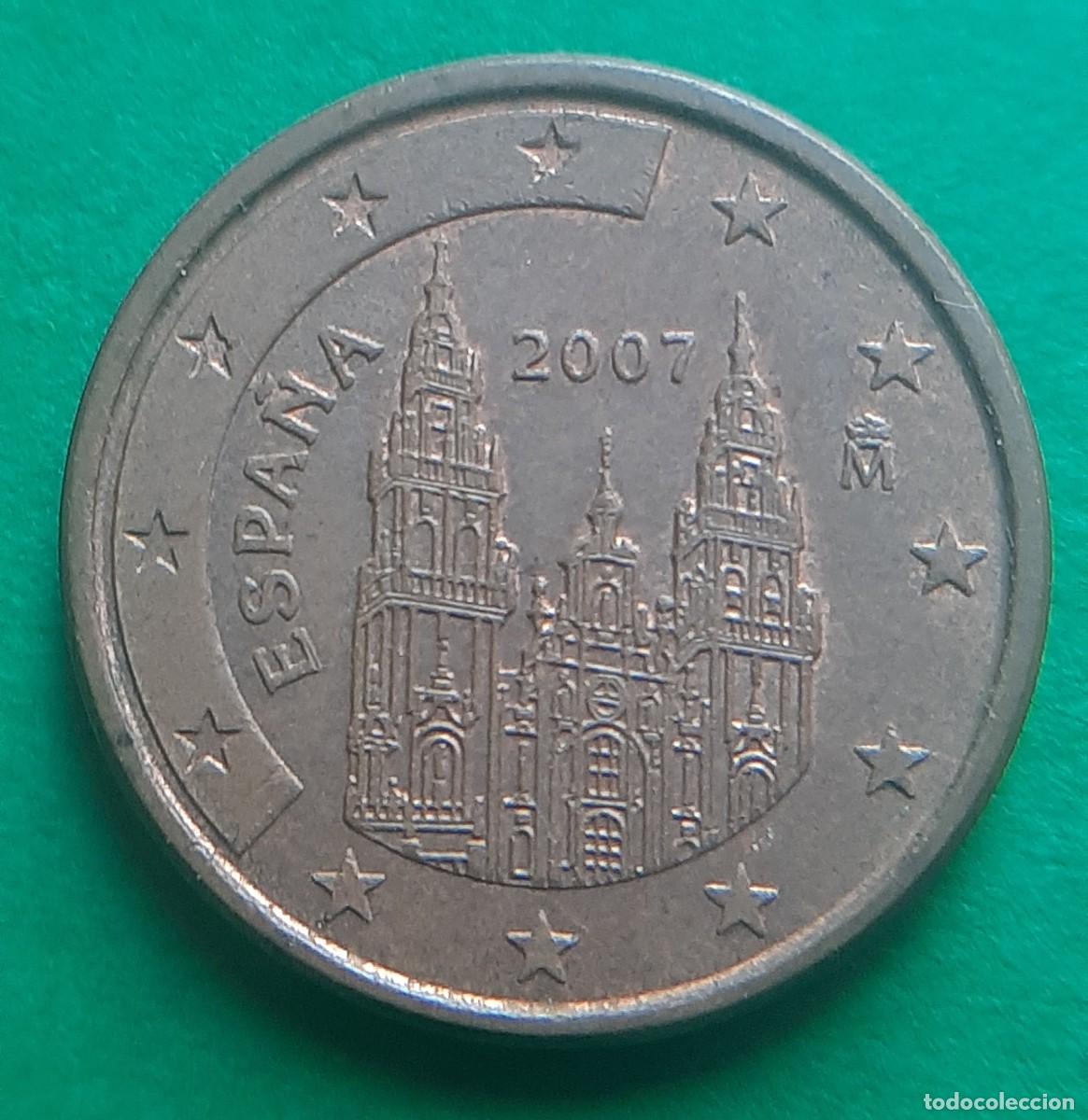 Monedas con errores: (ERROR-ESPA&Ntilde;A)(2007) 1 C&Eacute;NTIMO DE EURO CON EXCESO DE METAL - Foto 6