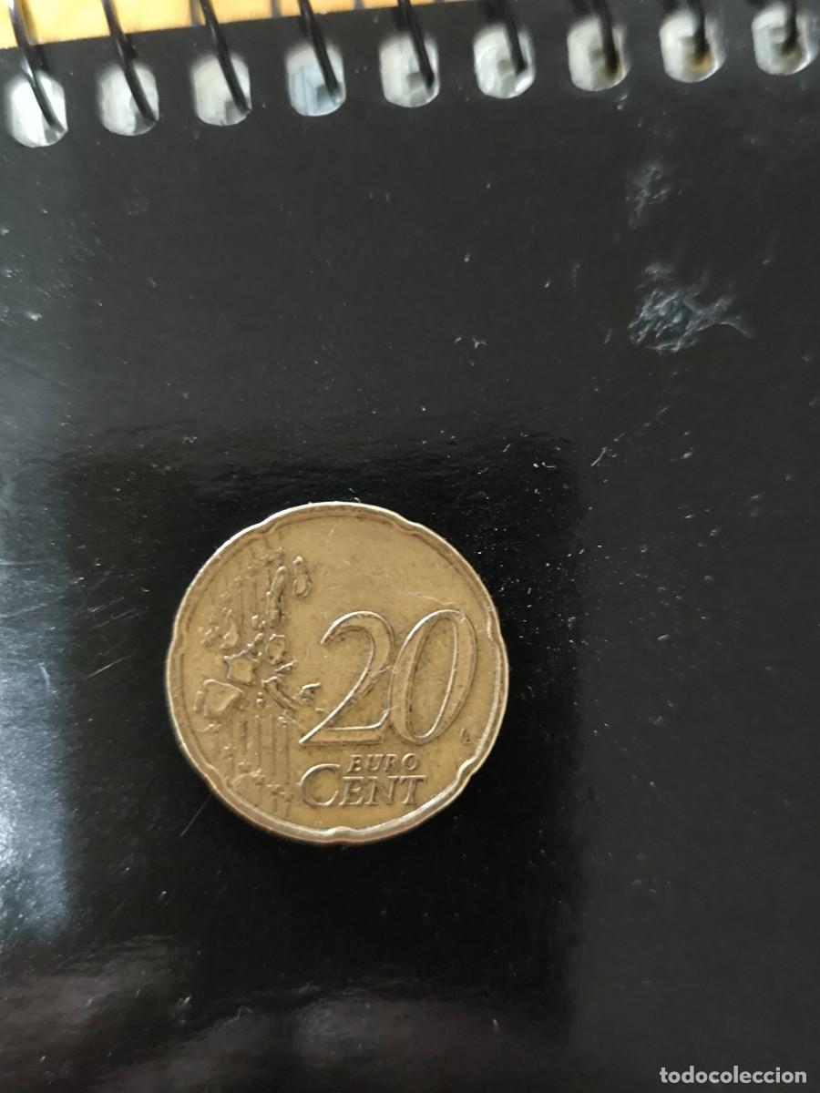 Monedas con errores: Moneda de 20 c&eacute;ntimos de Francia a&ntilde;o 1999 con error de acu&ntilde;aci&oacute;n - Foto 3