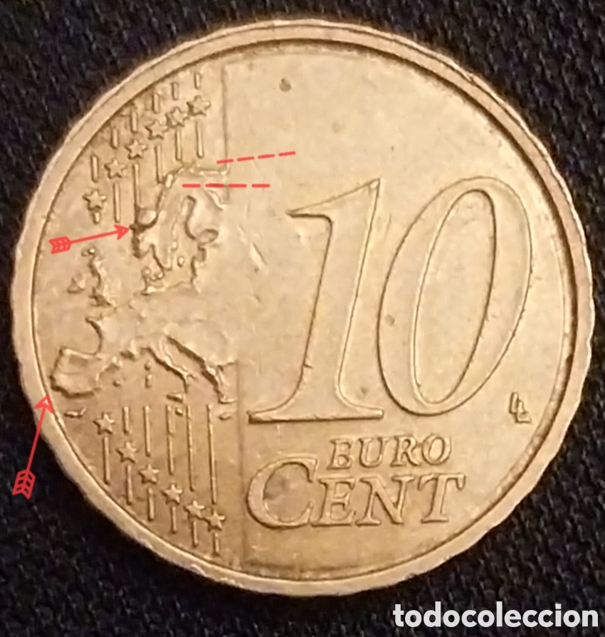 Monedas con errores: ERROR 10 cent B&eacute;lgica 2011 - Foto 2