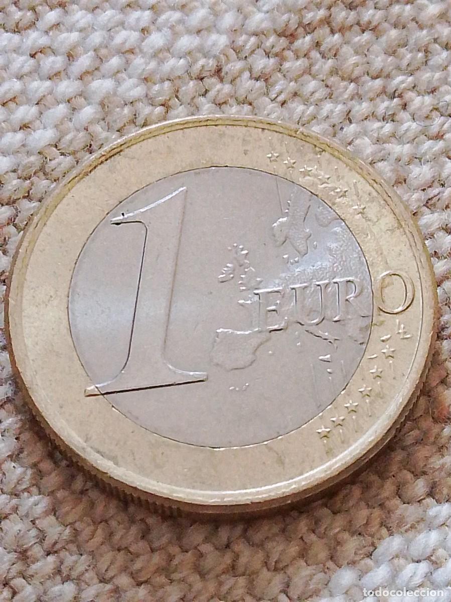 Monedas con errores: Moneda 1 euro Espa&ntilde;a 2023 error , unica - Foto 3