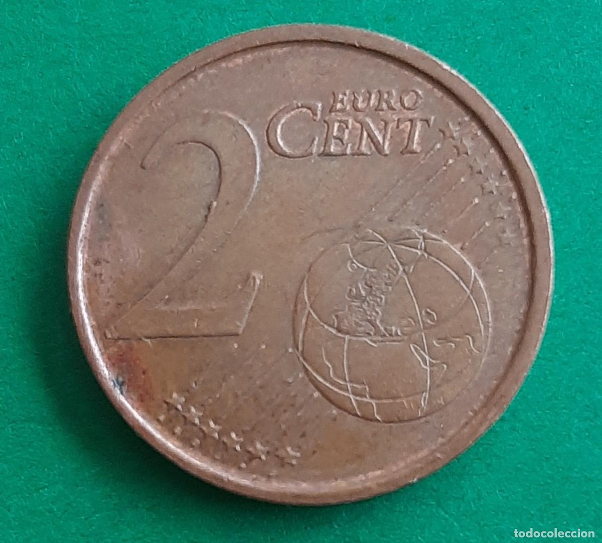 Monedas con errores: (ERROR-ESPA&Ntilde;A)(2000) 2 C&Eacute;NTIMOS CON ERROR. EXCESO DE METAL - Foto 7