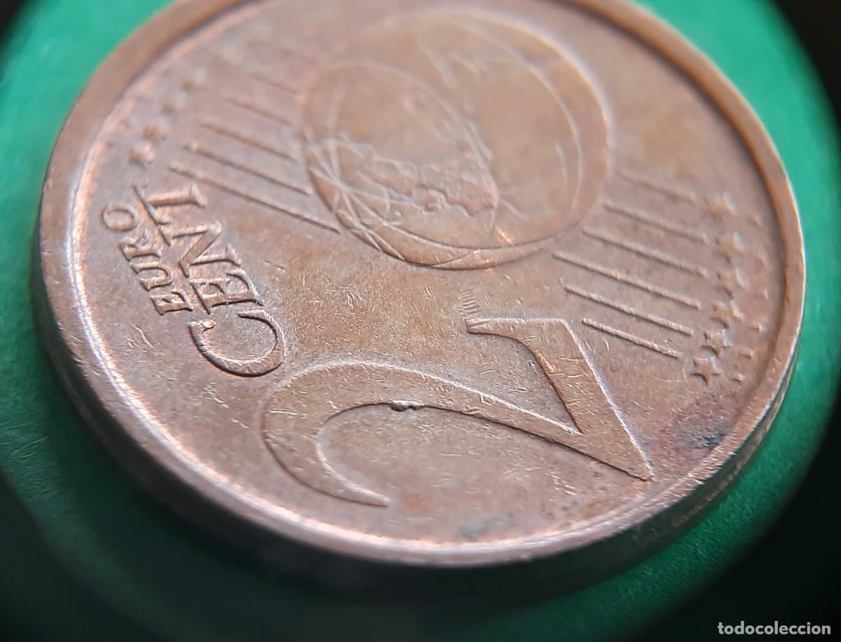 Monedas con errores: (ERROR-ESPA&Ntilde;A)(2000) 2 C&Eacute;NTIMOS CON ERROR. EXCESO DE METAL - Foto 15
