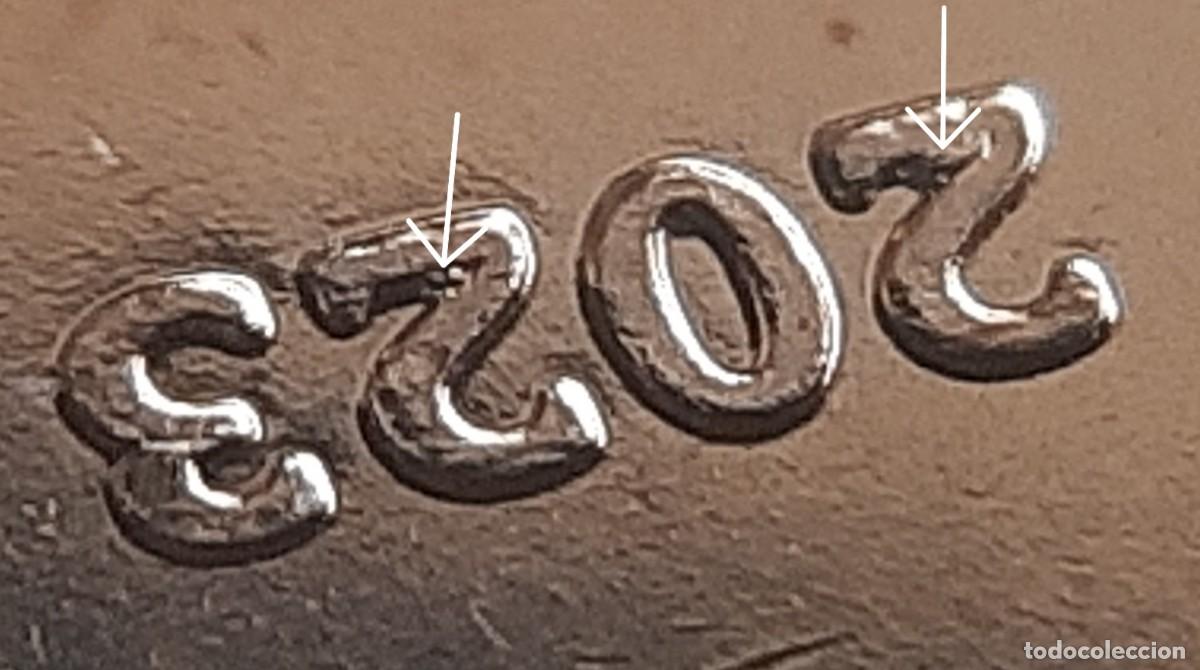 Monedas con errores: (ERROR-ESPA&Ntilde;A)(2023) 5 C&Eacute;NTIMOS CON ERROR. EXCESO DE METAL/PEGOTE - Foto 11