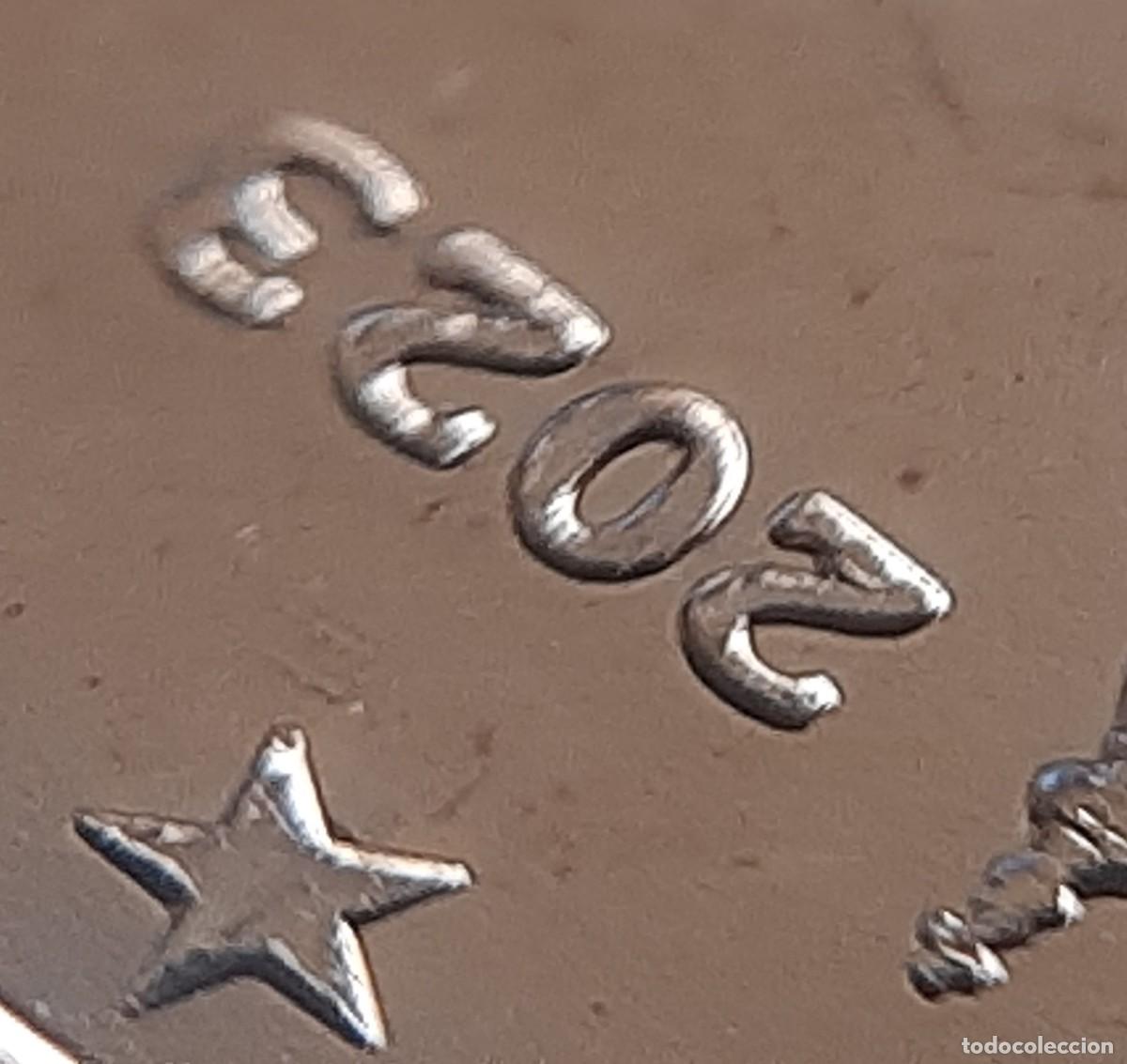 Monedas con errores: (ERROR-ESPA&Ntilde;A)(2023) 5 C&Eacute;NTIMOS CON ERROR. EXCESO DE METAL/PEGOTE - Foto 23