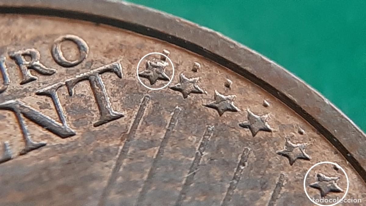 Monedas con errores: (ERROR-ESPA&Ntilde;A)(2016) 5 C&Eacute;NTIMOS CON ERROR. EXCESO DE METAL - Foto 4