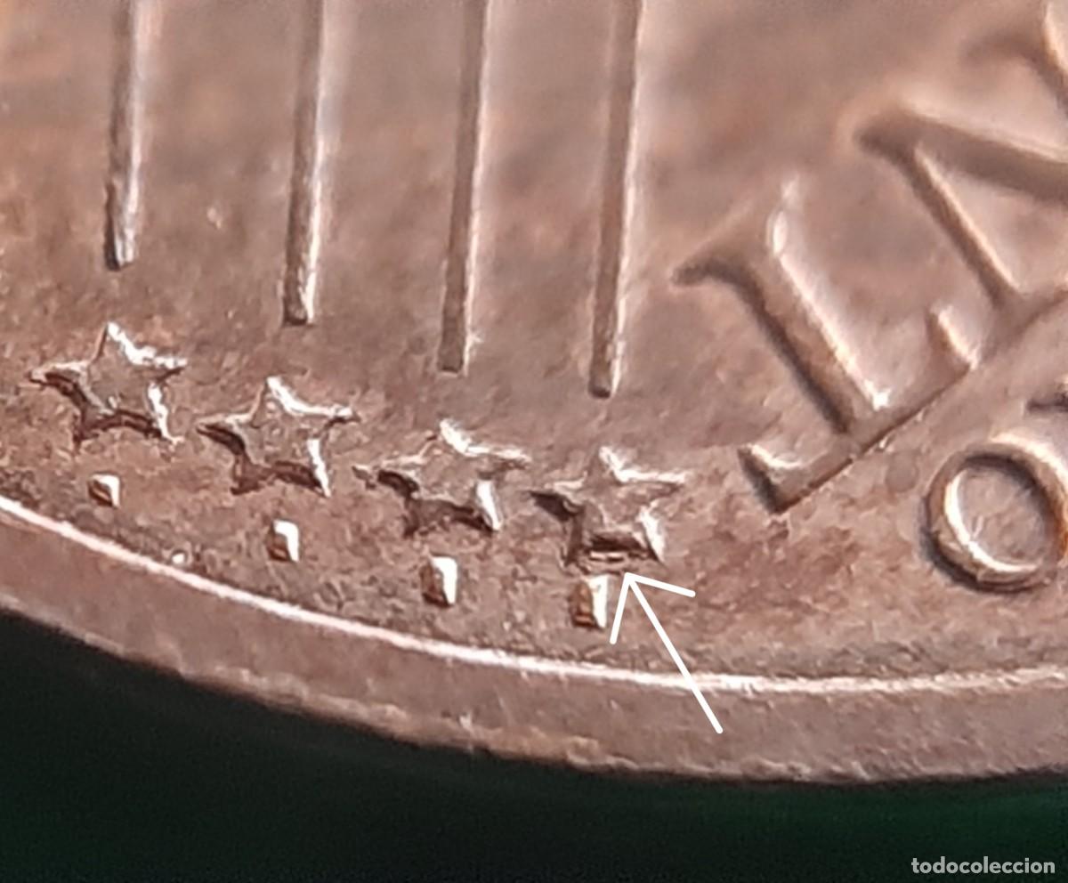 Monedas con errores: (ERROR-ESPA&Ntilde;A)(2016) 5 C&Eacute;NTIMOS CON ERROR. EXCESO DE METAL - Foto 5
