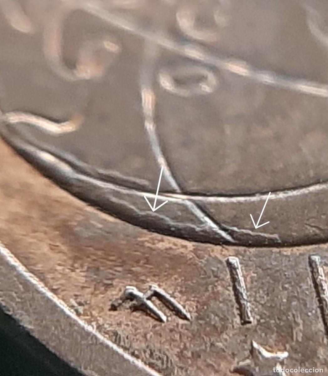 Monedas con errores: (ERROR-ESPA&Ntilde;A)(2016) 5 C&Eacute;NTIMOS CON ERROR. EXCESO DE METAL - Foto 6